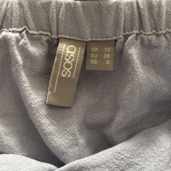 ASOS off Shoulder Ruffle Cotton Dress - Picture 6 of 7